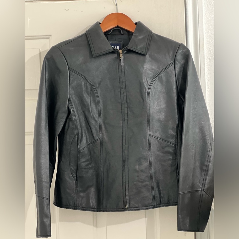 Gap Leather Jacket - image 1
